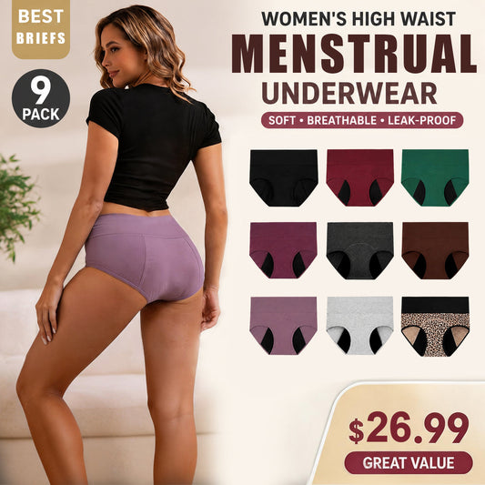 Special Sale❤️Women's Period Panties — Leak-Proof, High-Waisted, Pure Cotton